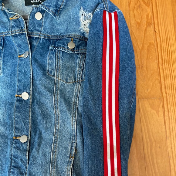 Ashley Mason Jackets & Blazers - Ashley Mason Oversized Jean Jacket